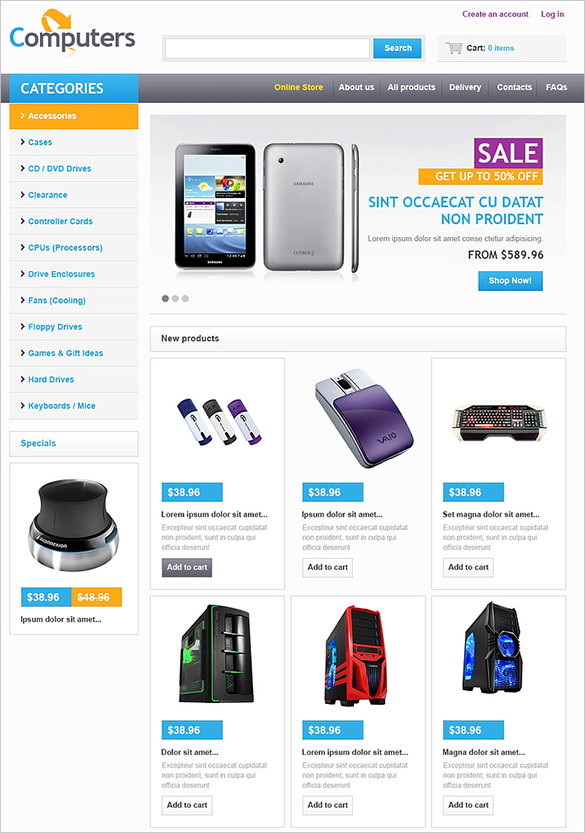 8+ Computer Store VirtueMart Themes & Templates
