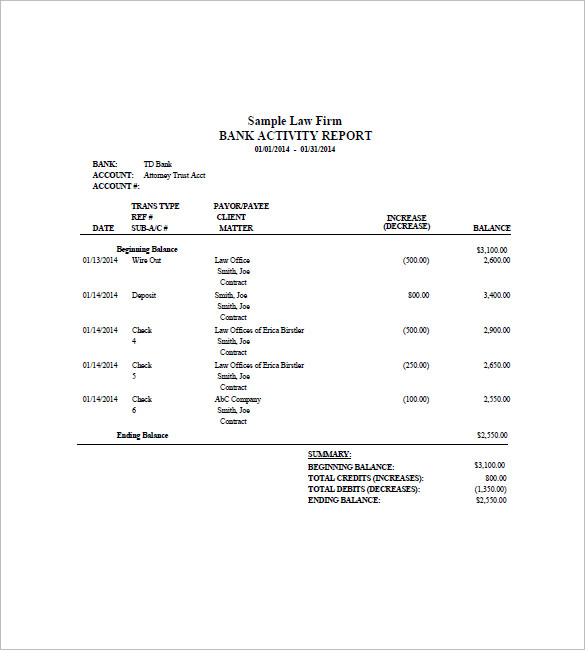 Lawyer Fees Bill Format