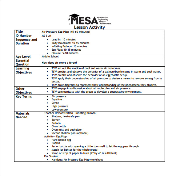 Middle School English Lesson Plans Free