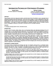 Information-Technology-Contingency-Plan-Example-Template-Free-Download
