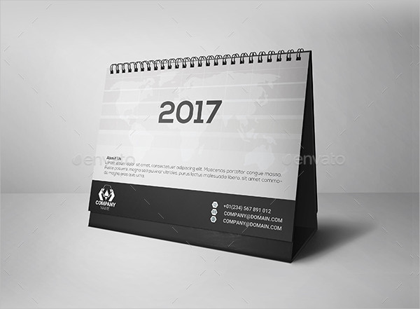 simple desk calendar 20