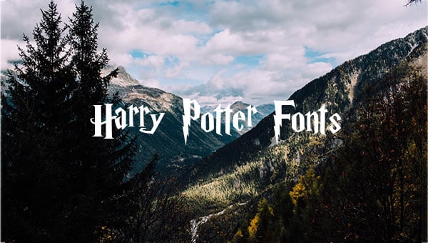 harry potter font for google slides