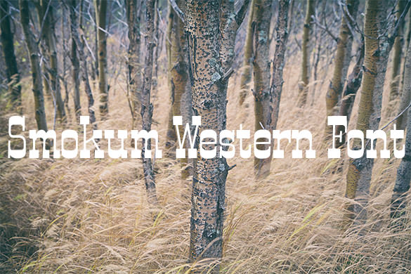 smokum western font for download