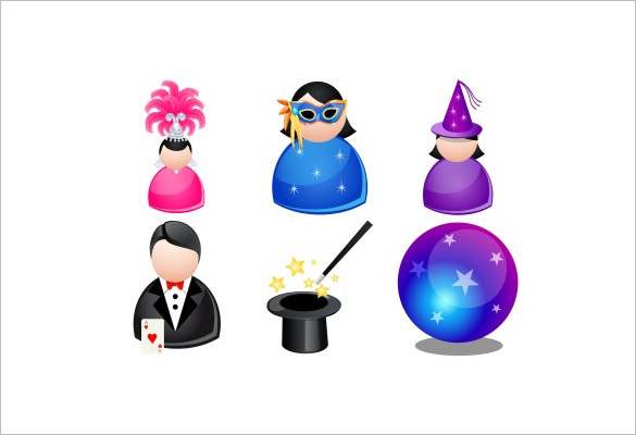 fantastic magic people icons for you