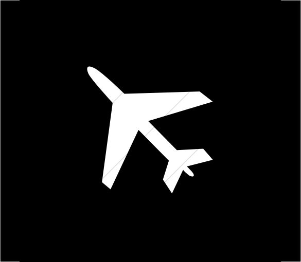 classic airplane icon for free