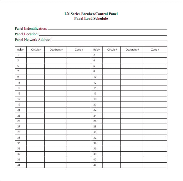 Panel Schedule Template - 8+ Free Word, Excel, PDF Format ...