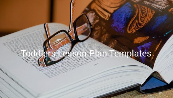 toddlers lesson plan templates