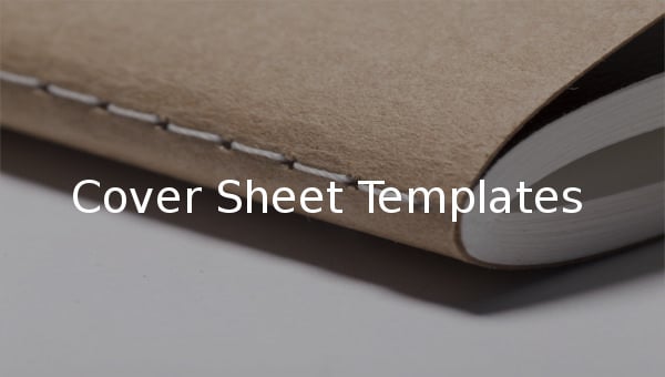 cover sheet templates