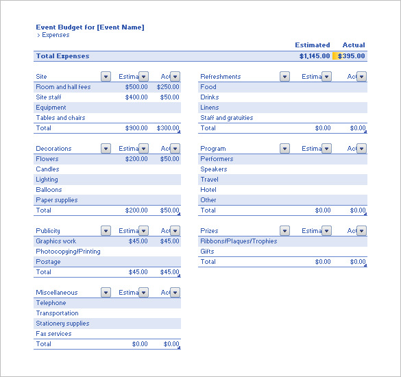 29+ Budget Templates - Word, Excel, PDF | Free & Premium Templates
