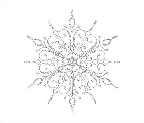 snowflake template