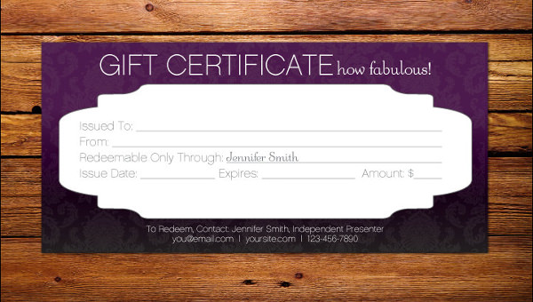 Gift Certificate Template 128 Free Word Pdf Psd Eps Documents Download Free Premium Templates