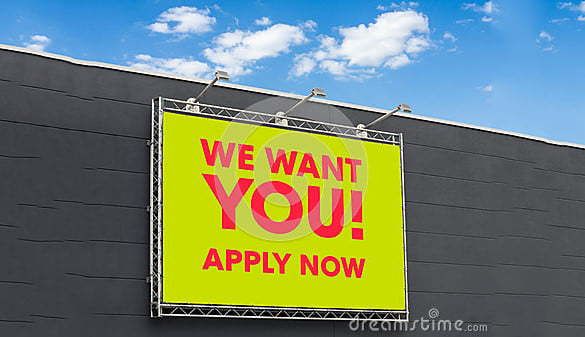 we want you poster on bill board