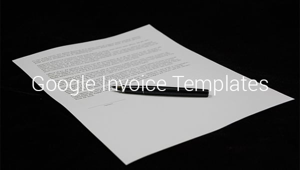 google invoice templates