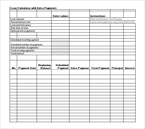 12+ Loan Payment Schedule Templates - Free Word, Excel, PDF Format ...