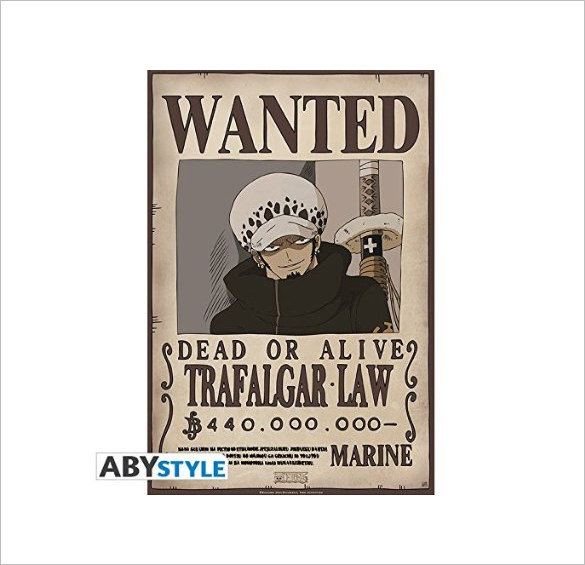 11+ One Piece Wanted Poster Templates - Free Printable, Sample, Example, Format Download!