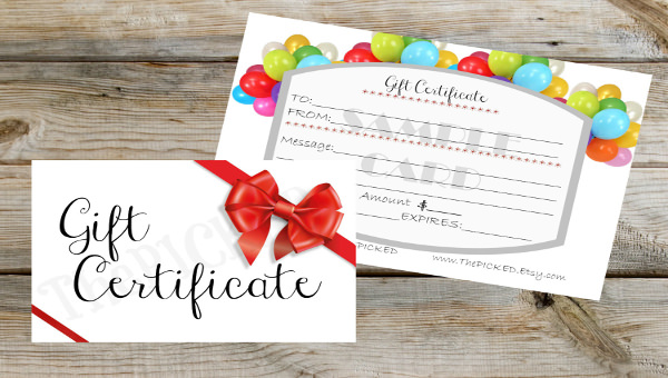 Happy Birthday Gift Certificate Template Custom Birthday Gift