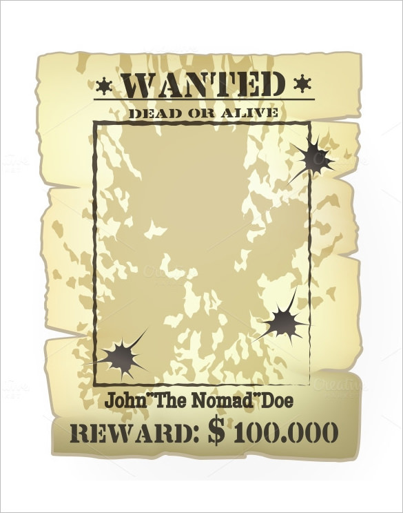 Blank Wanted Posters - 11+ Free Printable Templates in Word, PDF, PSD ...