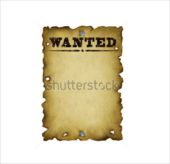 14+ Blank Wanted Poster Templates Free Printable, Sample, Example