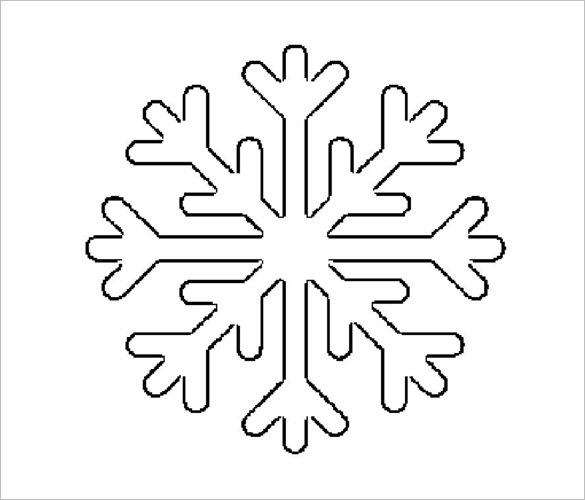 Snowflake Stencils Free Printable - Printable World Holiday