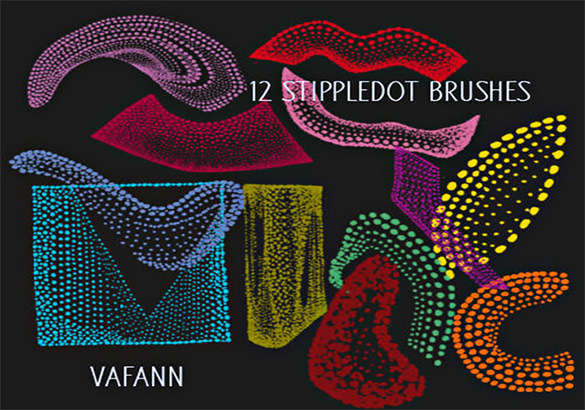 ad stippling brushes for photoshop free download