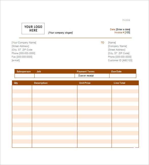 free simple invoice template download