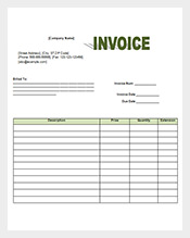 invoice template 250 free sample example format download free