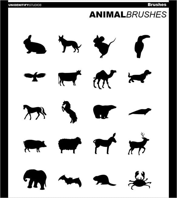 download animal brushes photoshop