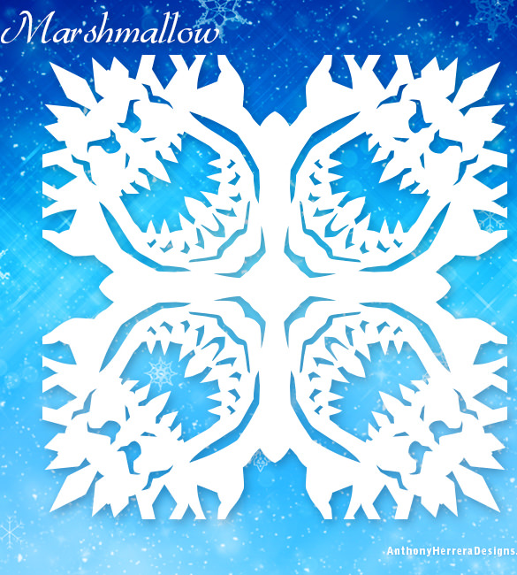 12+ Frozen Snowflake Template Free Printable Word, PDF, JPEG Format