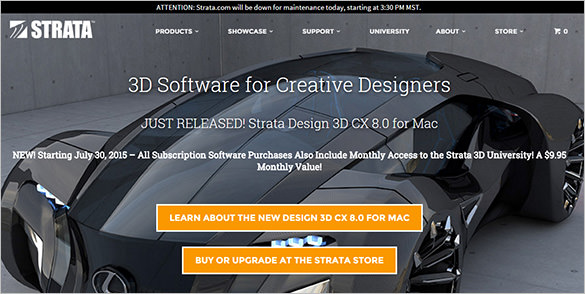 strata creative 3d software for animators