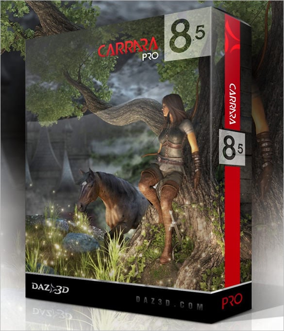 carrara 85 pro 3d modeling animation software