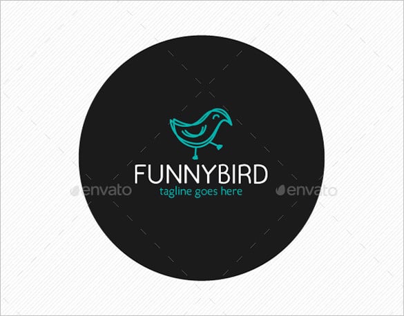 funny bird logo