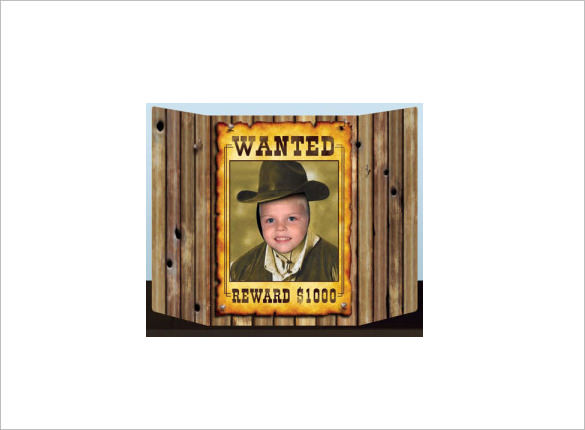 17+ Western Wanted Poster Templates - Free Printable, Sample, Example ...