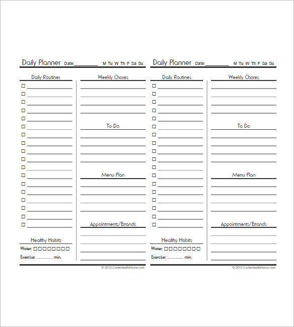 Daily Agenda Template – 9+ Free Word, Excel, PDF Format Download