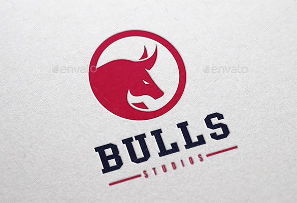 cute bull logo