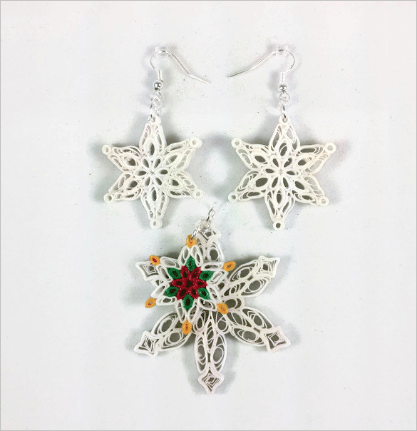 christmas-paper-quilled-snowflakes-jewelry