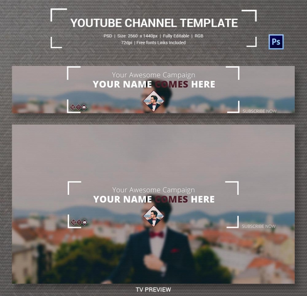 48+ FREE & PREMIUM PSD  CHANNEL BANNERS FOR THE BEST