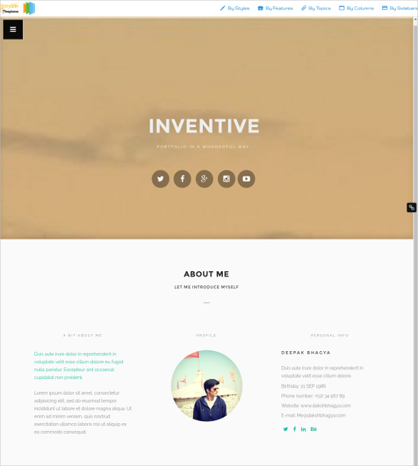 23+ Portfolio Blog Themes And Templates
