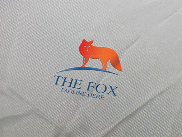 textered fox logo