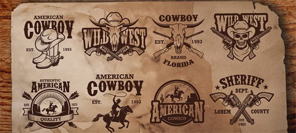 authentic cowboy logo