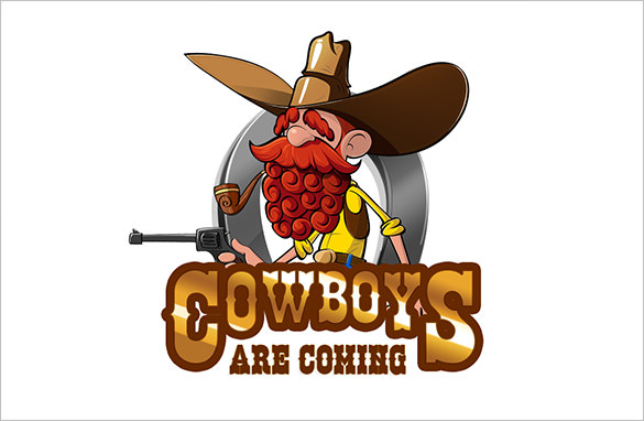 18+ Cowboy Logos – Free PSD, Vector EPS, AI, Format Download! | Free ...