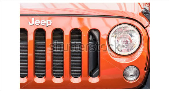 jeep logo on vechicle
