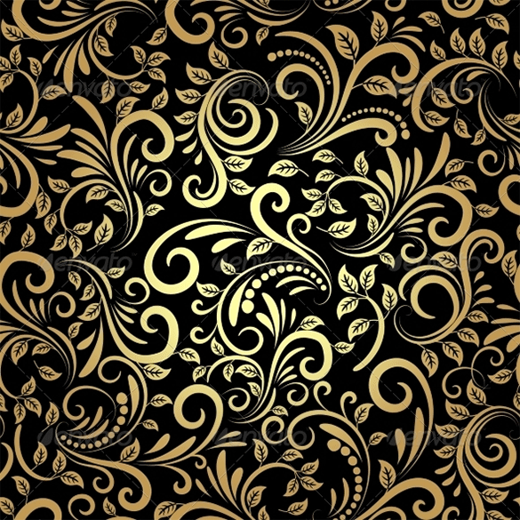 amazing premium golden seamless pattern