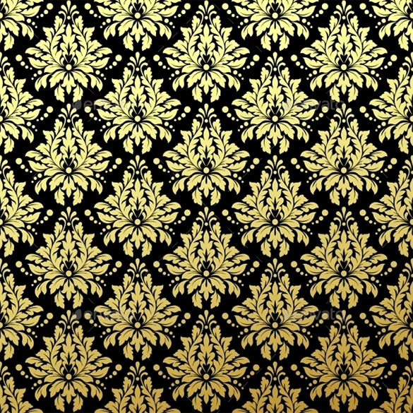 luxury golden seamless wallpaper pattern