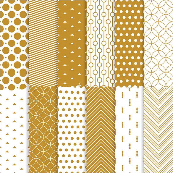 gold geometric digital seamless patterns