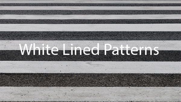 white lined patterns