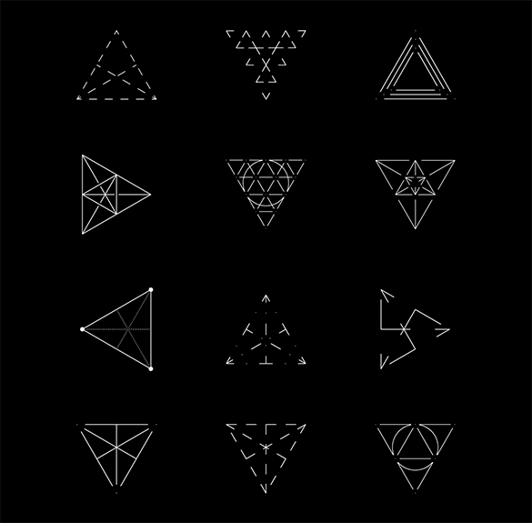 geometic triangles premium download