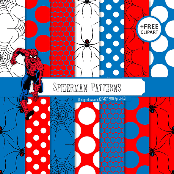 spiderman kids seamless patterns for you