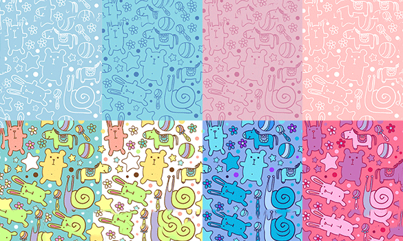 seamless patterns for kids