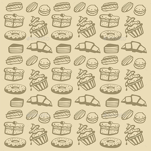 awesome vector cupcake pattern for you