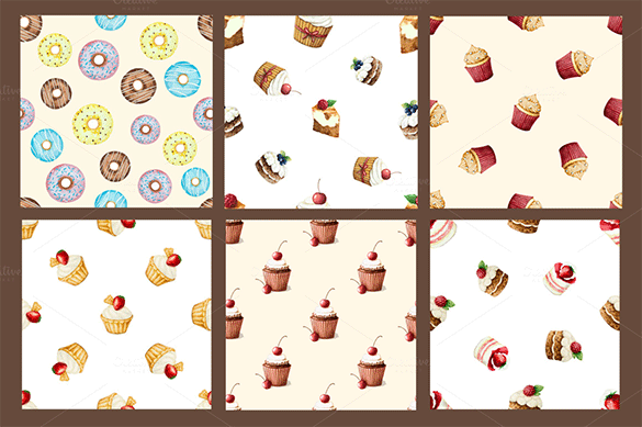18-watercolor-seamless-cupcake-patterns